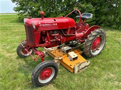 Farmall Cub 2WD Tractor W/Woods Mower 