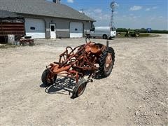 1949 Allis-Chalmers G 2WD Tractor W/Cultivator 