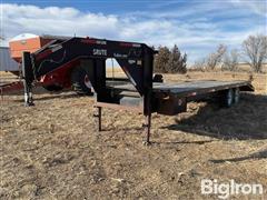 2007 Brute T/A Gooseneck Flatbed Trailer 