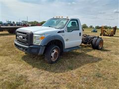 2012 Ford F550 XLT Super Duty 4x4 Cab & Chassis 