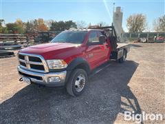 2018 RAM 5500 4x4 Crew Cab Flatbed Pickup 