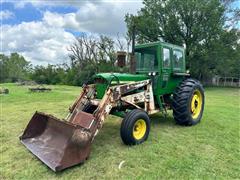 1967 John Deere 4020 2WD Tractor W/Great Bend Loader 