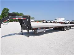 2013 Red Rhino 36' T/A Flatbed Trailer 