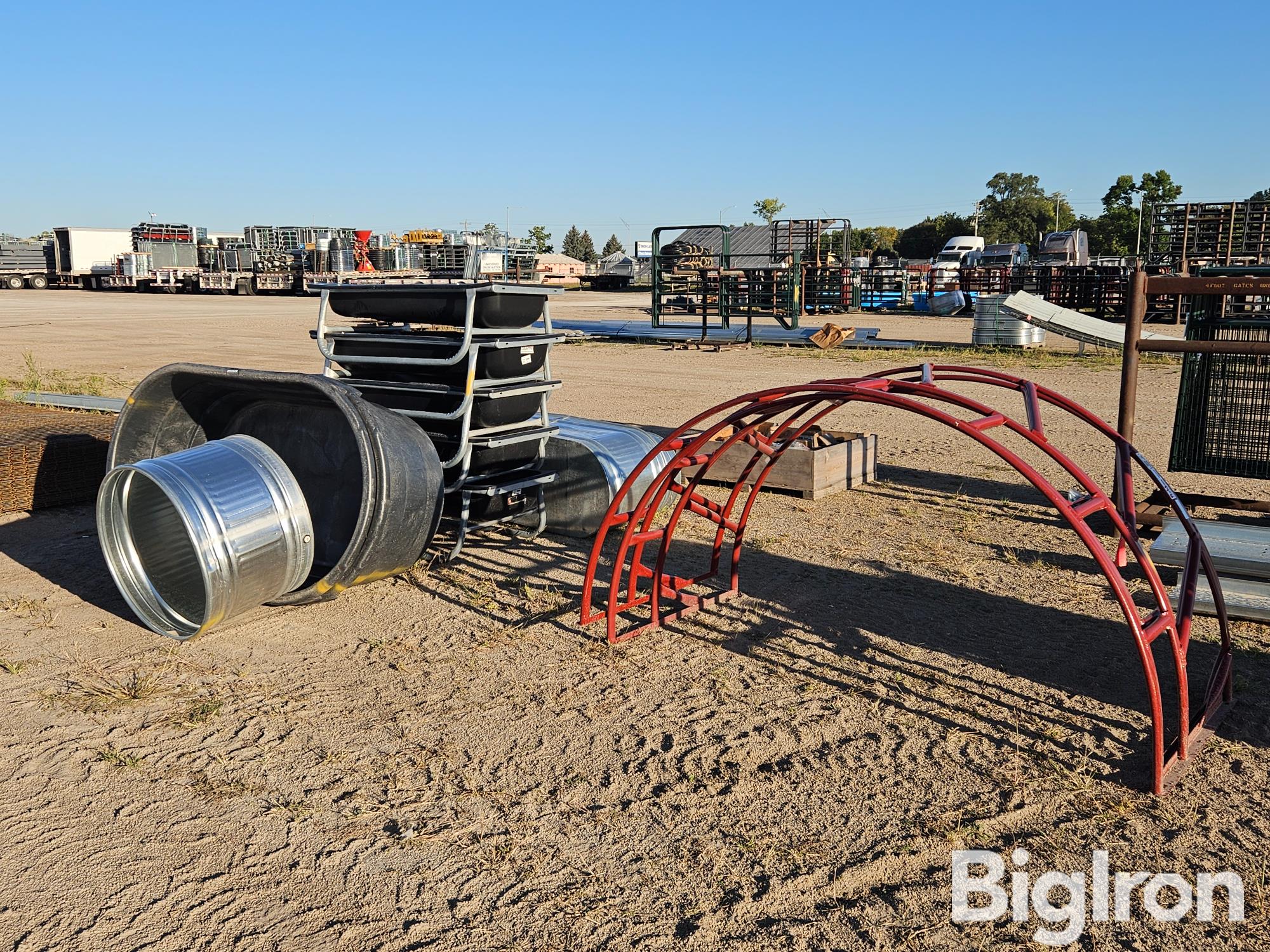 Behlen Water Tanks, Feed Bunks, & Round Bale Feeder 