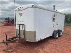 2006 Haulmark TS7X16DT2 T/A Enclosed Doghouse Trailer 