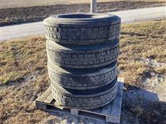 Bridgestone 295/75R22.5 Low Profile Tires & Rims 