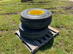 14Lx16.1 4-Rib Front Tractor Tires & Rims 