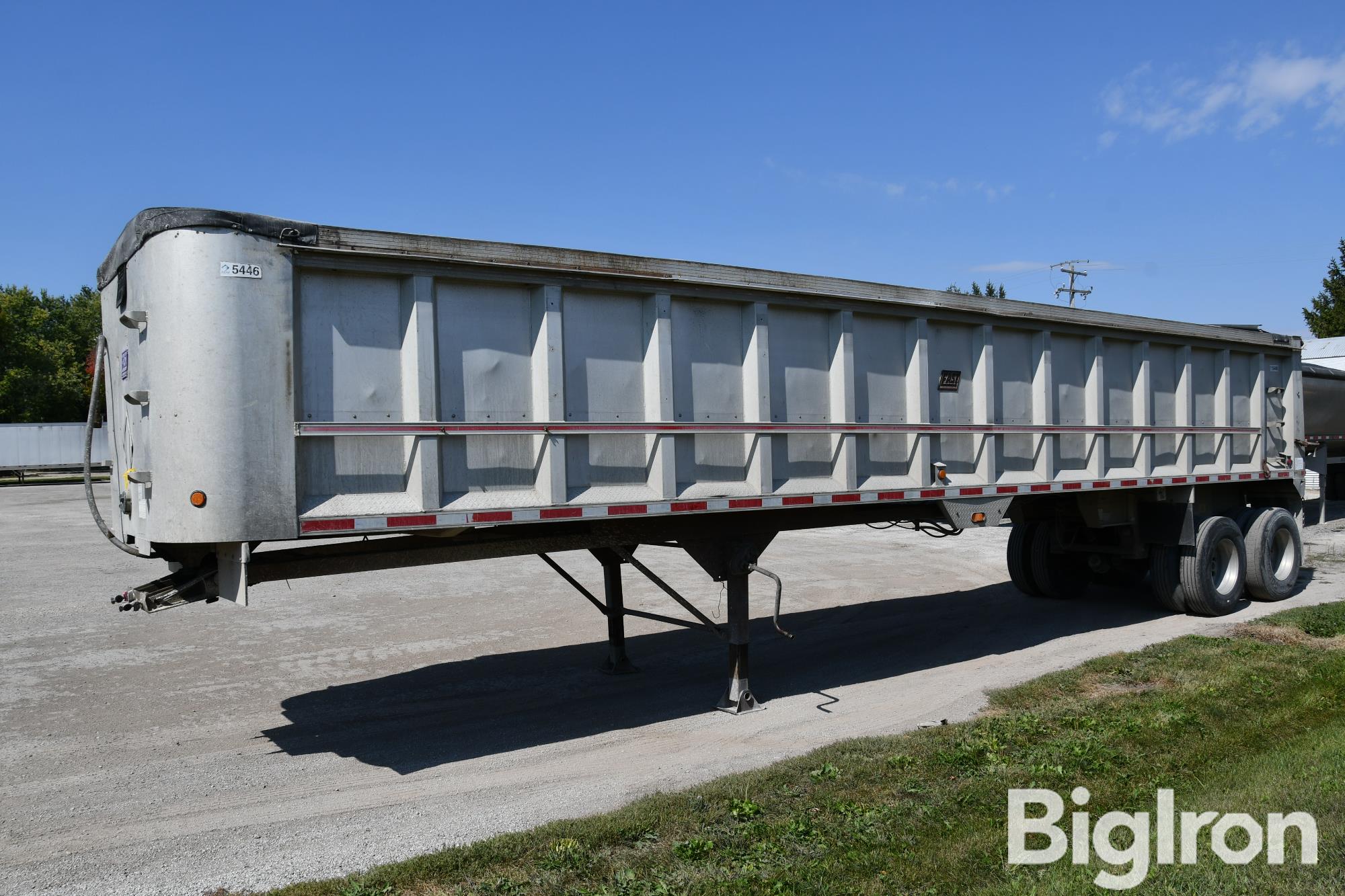 1995 East 39' T/A Aluminum End Dump Trailer 