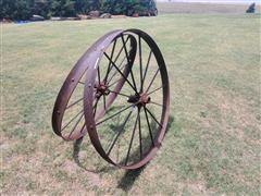 Antique Metal Wheels 