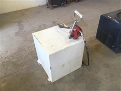 50-Gallon Transfer Tank W/Manual Pump & Nozzle 