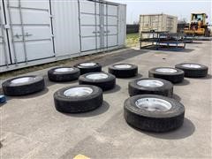 22.5" Tires W/Aluminum Alcoa Rims 