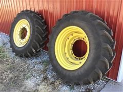 John Deere Front Wheel Assist Tire Set 