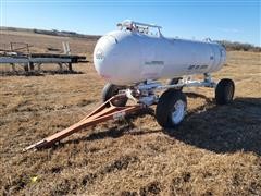 1000 Gallon Anhydrous Ammonia Tank & Trailer 