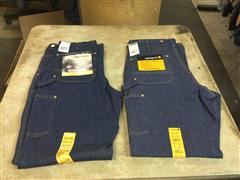 Carhartt 32x34 Double Front Logger Dungaree Jeans 