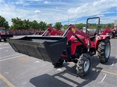 Mahindra 4540 MFWD Compact Utility Tractor W/Loader 