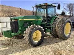 1998 John Deere 8400 MFWD Tractor 