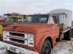 1972 Chevrolet C50 T/A Flatbed Truck W/Water Tank 