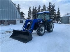 2015 New Holland T6.165 MFWD Tractor W/845TL Loader 