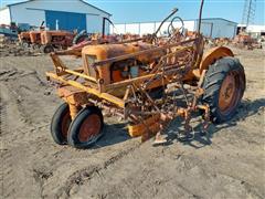 1939 Allis-Chalmers RC 2WD Tractor W/2-Row Front Mount Cultivator 