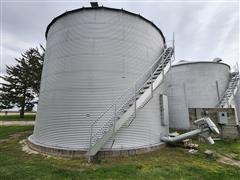 30' 10,000 Bu Grain Bin W/Stirator 