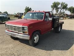 1983 Ford F350 2WD Dually Flatbed Pickup 