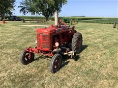 1941 Farmall A 2WD Tractor W/Mower 