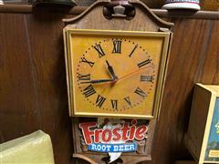 Frostie Root Beer Clock 