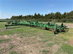 John Deere 685 55' Spring Shank Chisel Plow W/Harrows & Drag Rod 