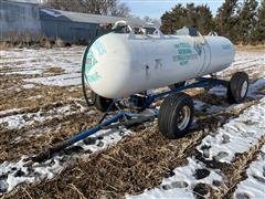 1973 1000 Gallon Anhydrous Trailer 