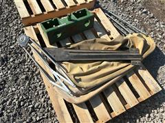 John Deere Front Tractor Weight Bracket & Tractor Shade 