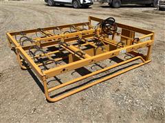 Land Honor Bale Accumulator W/Hydraulic Grapple Skid Steer Attachment 