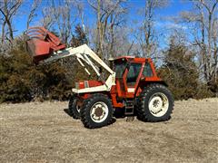 Fiat Hesston 1380 DT MFWD Tractor & Loader 