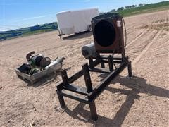 Irrigation Engine Stand With Extras 