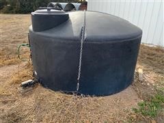 1100 Gallon Black Poly Tank 