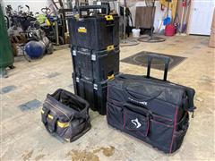 Dewalt & Husky Portable Tool Storage/Bags 