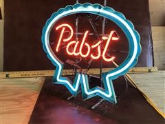 Pabst Blue Ribbon Neon Sign 