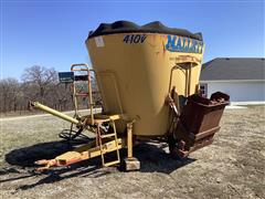 2001 Mallett 410V TMR Vertical Feed Mixer Wagon 