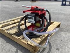 2021 DC Diesel Transfer Pump, Meter, Hose & Nozzle 