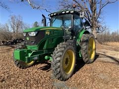 2018 John Deere 6155R MFWD Tractor 