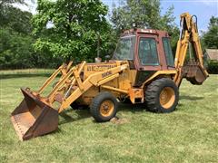 1985 Case 580 Super E 2WD Loader Backhoe W/Extendahoe 