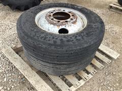 Goodyear 11R24.5 Truck Tires & Rims 