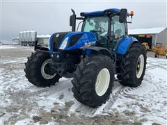 2021 New Holland T7.245 Sidewinder II MFWD Tractor 