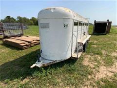 1989 6’x16’ T/A Livestock Trailer 