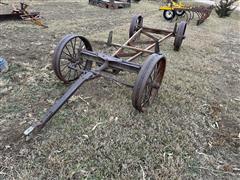McCormick-Deering Antique Steel Wheel Running Gear 