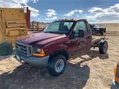 2000 Ford F350 4x4 Cab & Chassis 