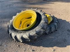 Goodyear 13.6-28 Tires On JD Rims 