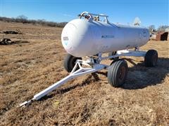 1000 Gallon Anhydrous Ammonia Tank & Trailer 