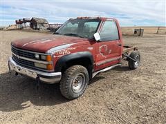 1988 Chevrolet K3500 4x4 Cab & Chassis *FOR PARTS ONLY* 