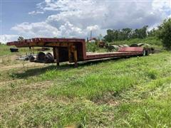 1990 Trail King TS80CD-482 T/A Lowboy Trailer 