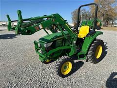 2019 John Deere 3035D MFWD Compact Utility Tractor W/Loader 